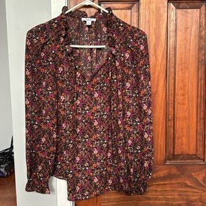 Bar III floral blouse